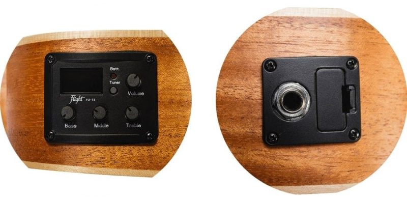 Ukulele Flight DUC523-CEQ Electro-Acoustic Concert - Designer Series