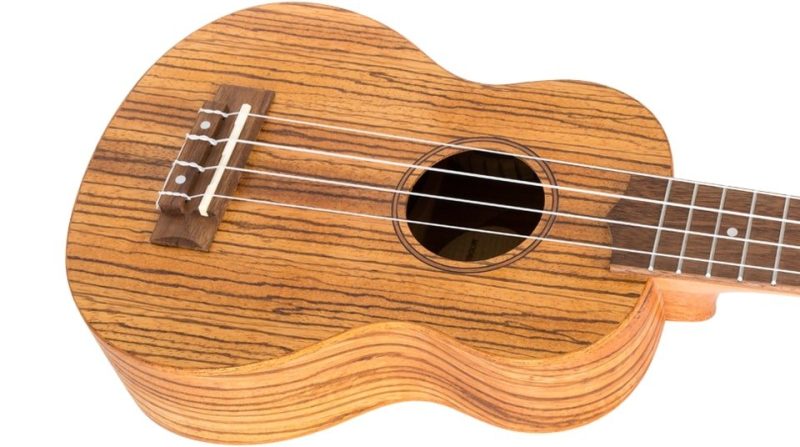 Ukulele Flight DUS322 Zebrawood Soprano - Designer Series