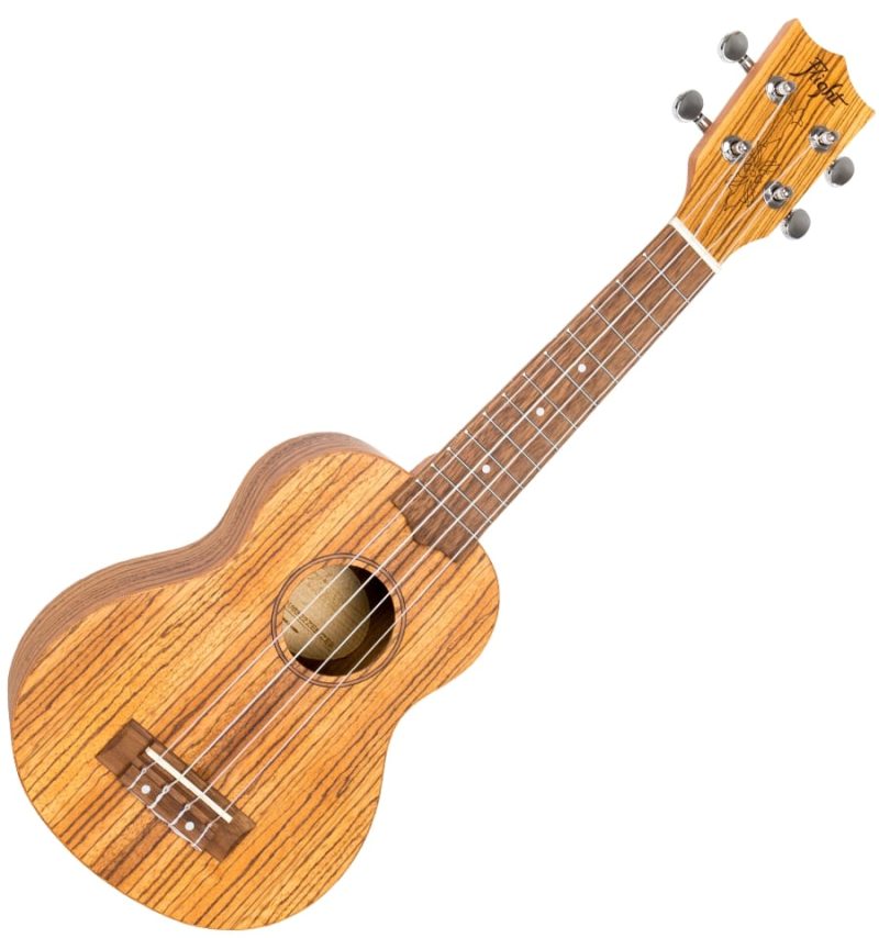 Ukulele Flight DUS322 Zebrawood Soprano - Designer Series