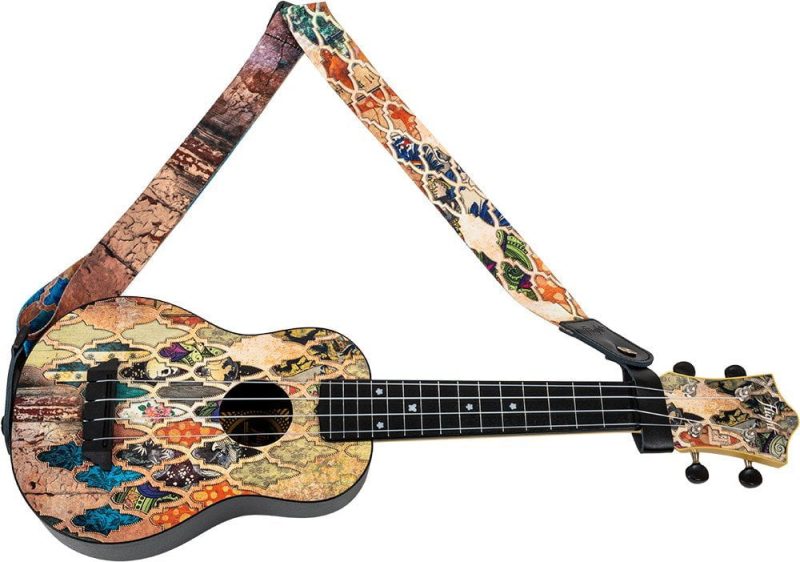 Flight S35 Polyester Ukulele Strap - Granada