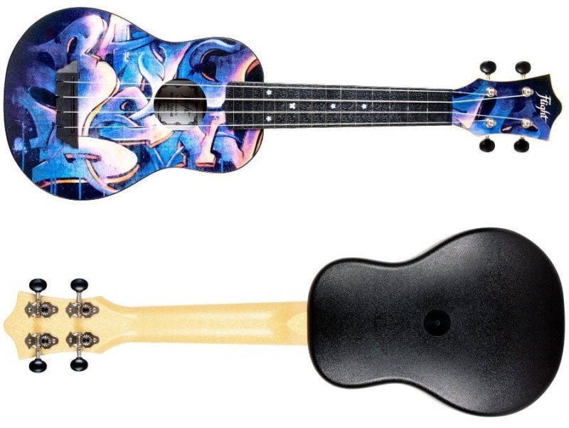 Flight TUS40 ABS Travel Ukulele - Graffiti