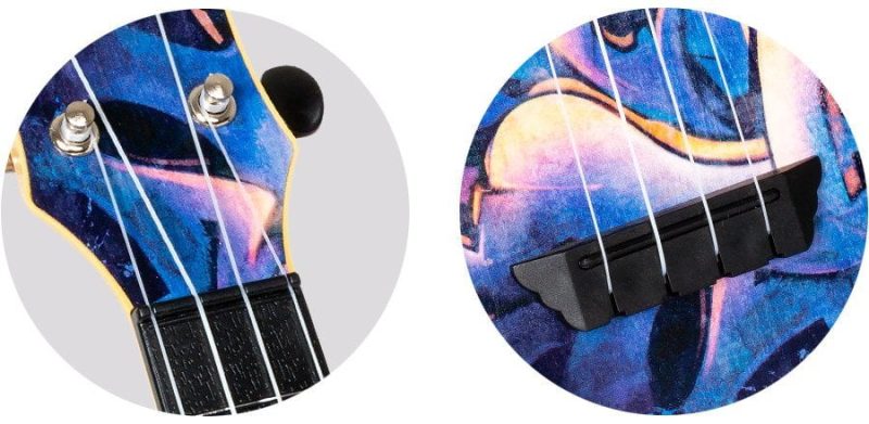 Flight TUS40 ABS Travel Ukulele - Graffiti