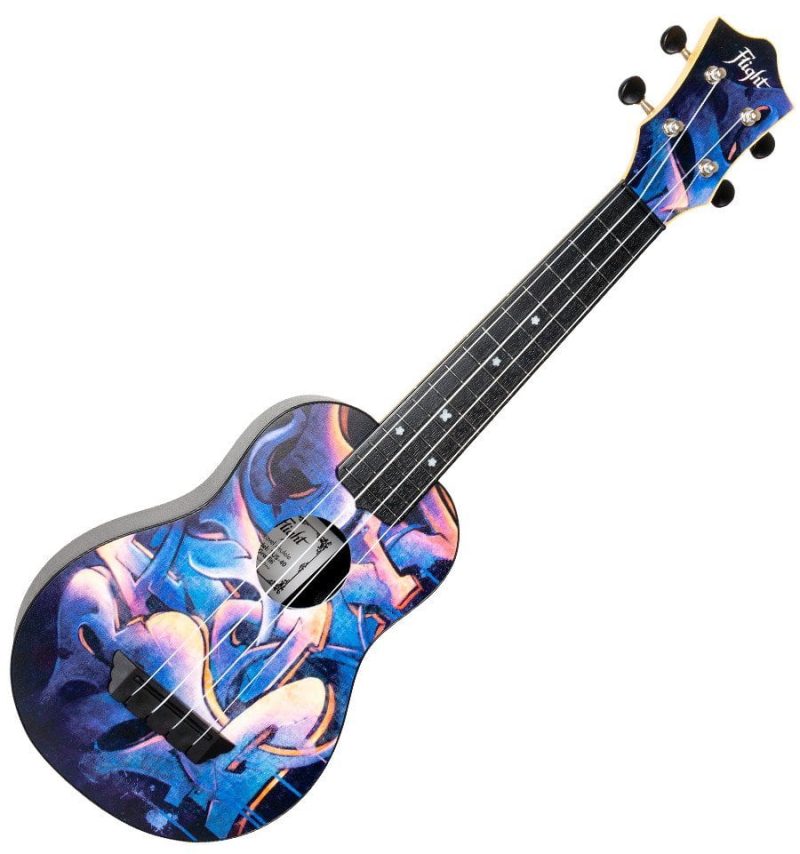 Flight TUS40 ABS Travel Ukulele - Graffiti