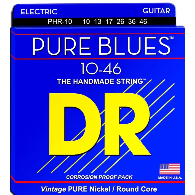 Corde per chitarra elettrica DR PHR-10 PURE BLUES