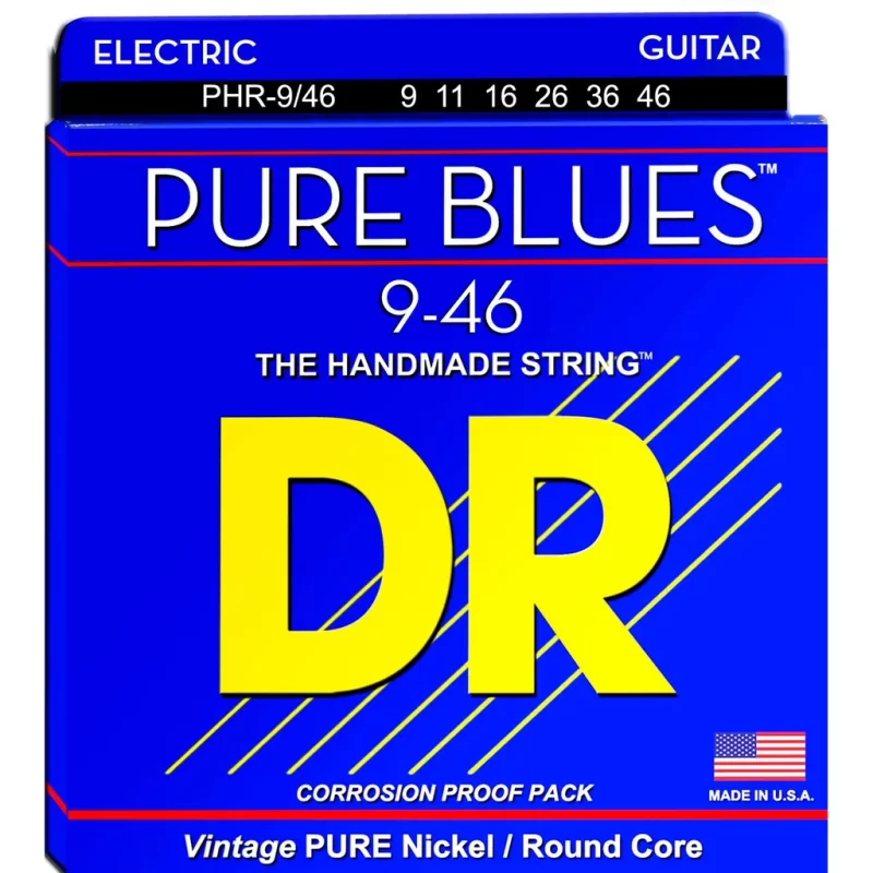 Corde per chitarra elettrica DR PHR-9/46 PURE BLUES