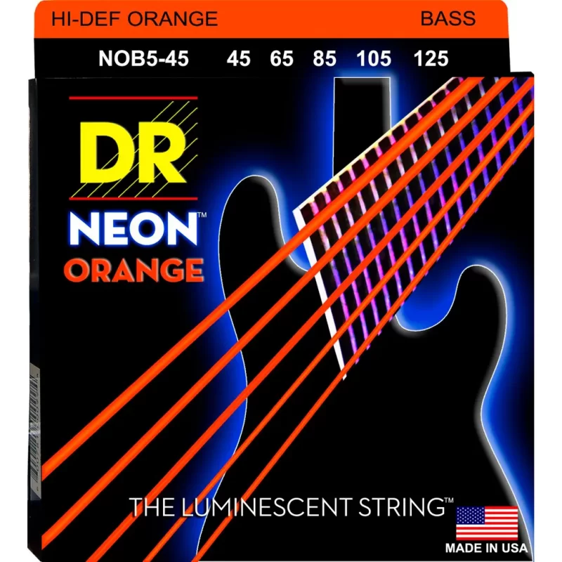 Corde per Basso DR NOB5-45 NEON ORANGE