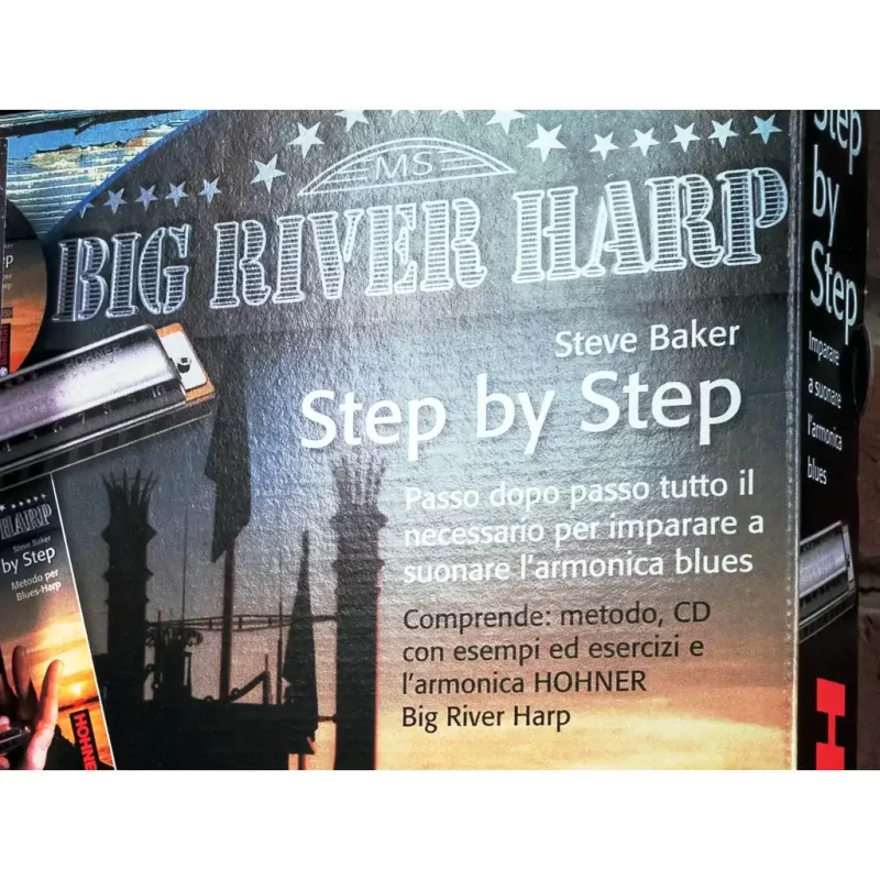 Hohner BIG RIVER STEP BY STEP PACK: ARMONICA + MANUALE IN ITALIANO