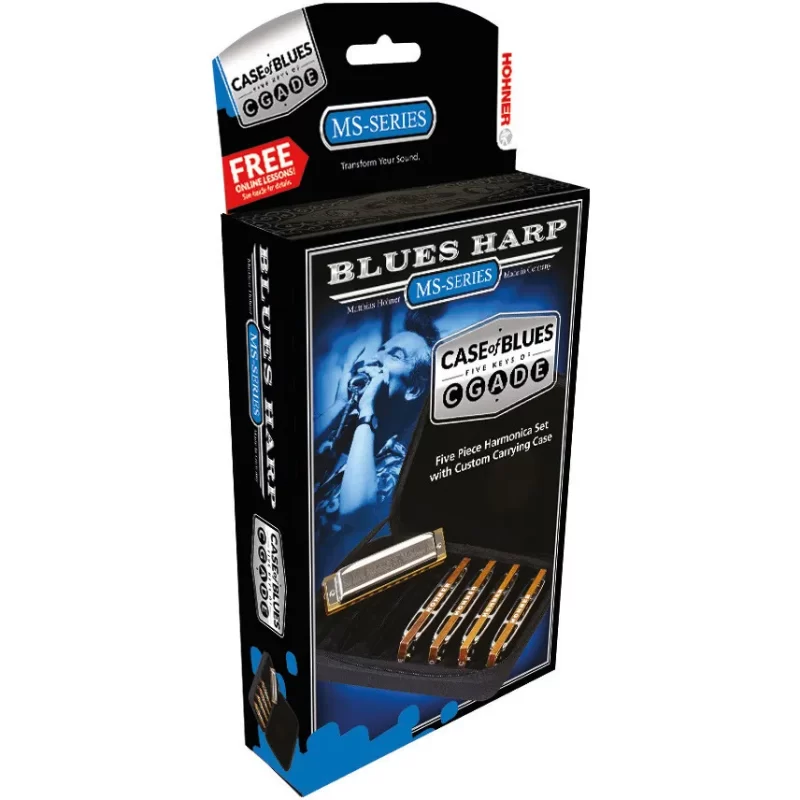 Armoniche a bocca Hohner BLUES HARP 5-PACK (C D E G A)