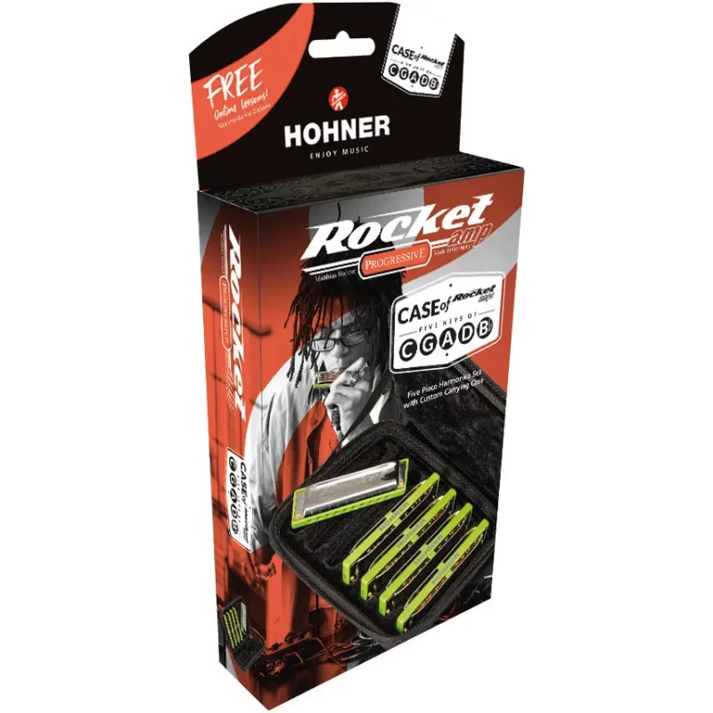 Armoniche a bocca Hohner ROCKET AMP 5-PACK (C A D BB)