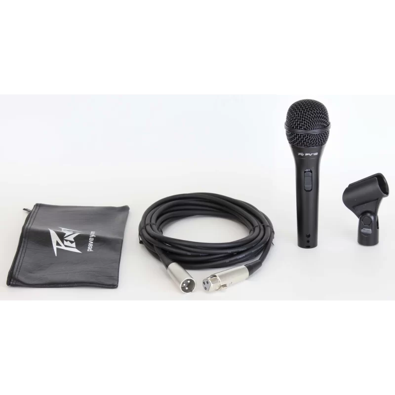 Microfono Dinamico Peavey PV®i 2 Black Microphone - XLR cable