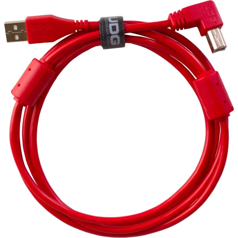 Cavo USB UDG U95005RD - Ultimate Audio Cable USB 2.0 A-B Red Angled 2m