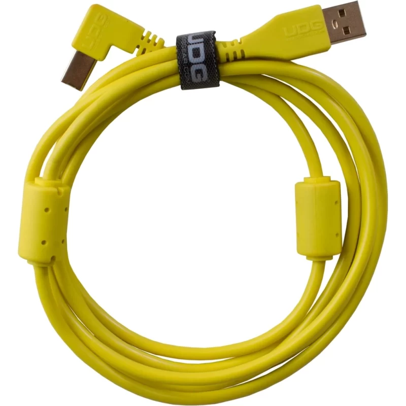 Cavo USB UDG U95006YL - Ultimate Audio Cable USB 2.0 A-B Yellow Angled 3m