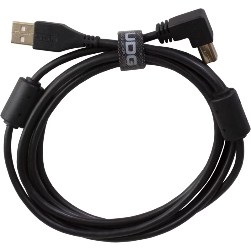 Cavo USB UDG U95006BL - Ultimate Audio Cable USB 2.0 A-B Black Angled 3m