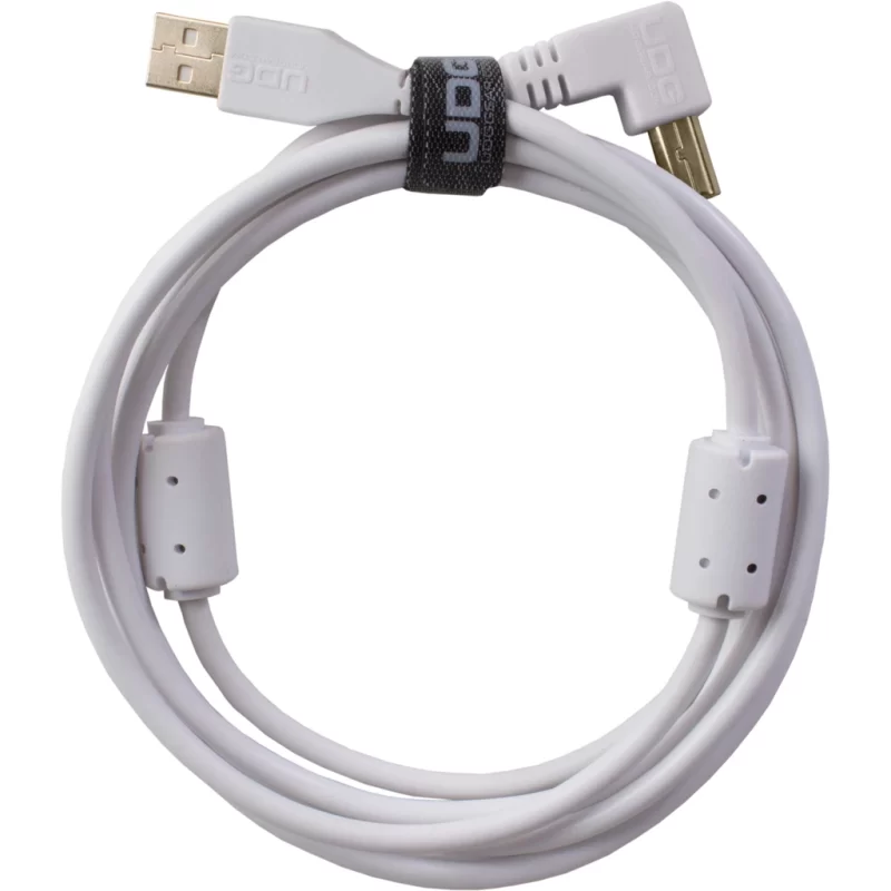 Cavo USB UDG U95006WH - Ultimate Audio Cable USB 2.0 A-B White Angled 3m