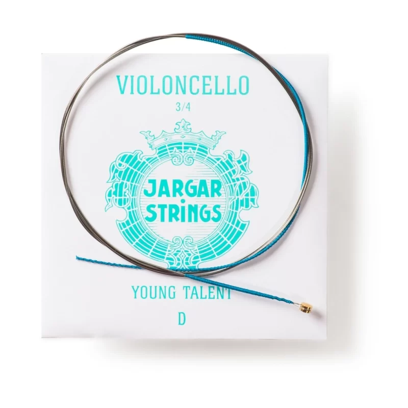 Corda per Violoncello Jargar Re Blue Medium Young Talent 3/4 JAYTDM