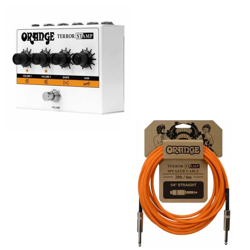 Pedale effetto per chitarra Orange PACK Terror Stamp + Cable Stamp