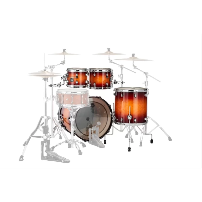 Set Batteria Acustica Mapex SE529XBPO Saturn Evolution Birch Rock 4 Pezzi Exotic Sunburst