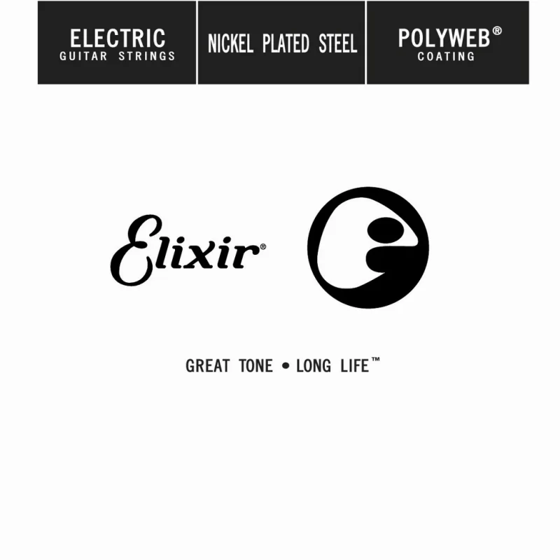 Corda Singola per chitarra elettrica ELIXIR 13236 Electric Nickel Plated Steel POLYWEB Single