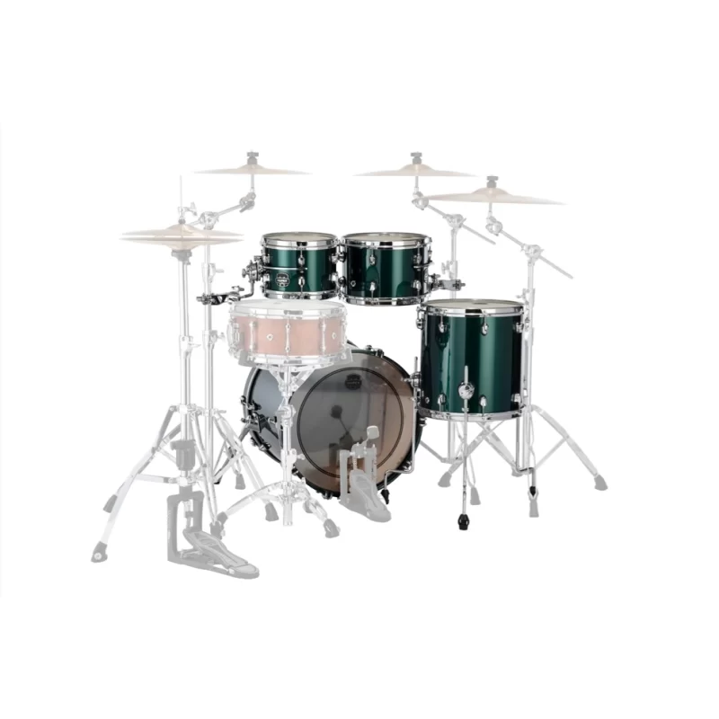 Set Batteria Acustica Mapex SE504XMPQ Saturn Evolution Maple Fusion 4 Pezzi Brunswick Green