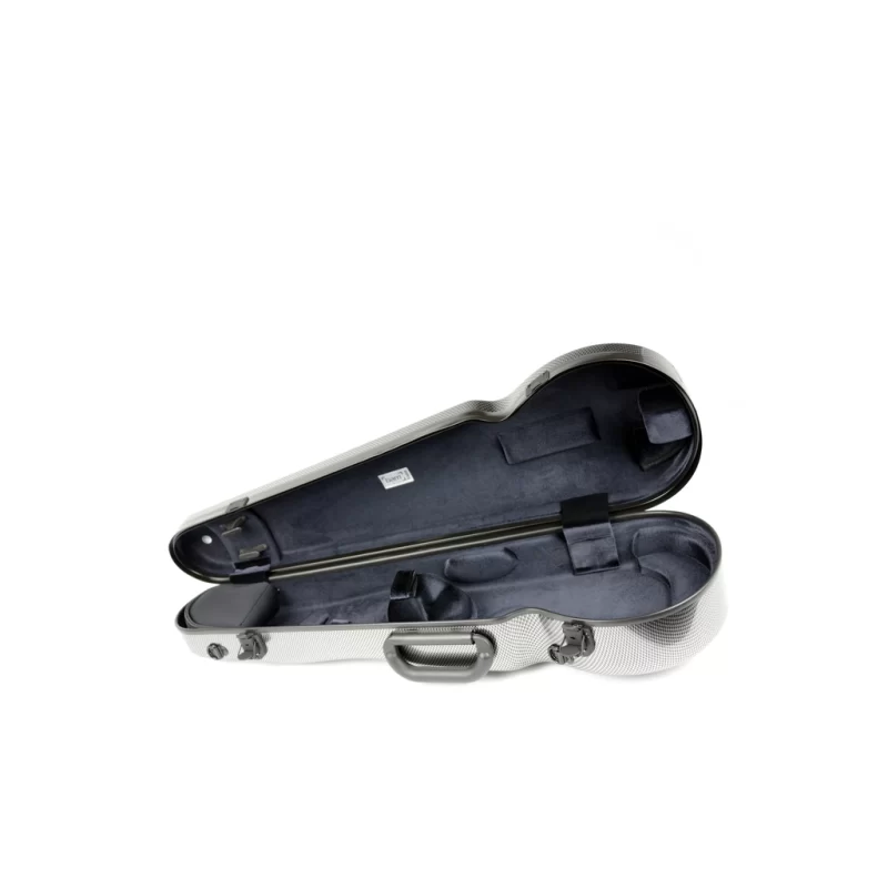 BAM 2002XLSC Custodia Hightech Contoured per Violino - Silver Carbon