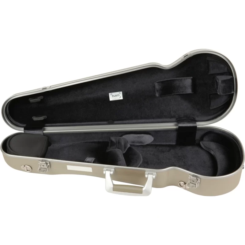 BAM OP2002XLCS Custodia Hightech L'Opera Contoured per Violino - Policarbonato - Champagne - Silver