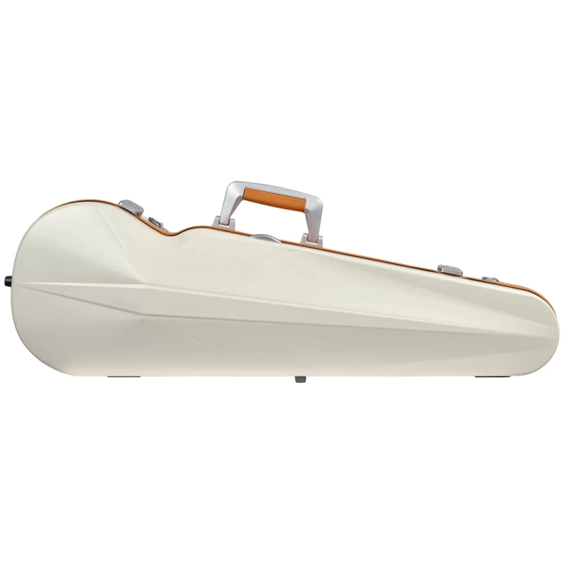 BAM SUP2002XLWO Custodia Hightech Supreme Ice Contoured In Policarbonato per Violino - White - Orange Version