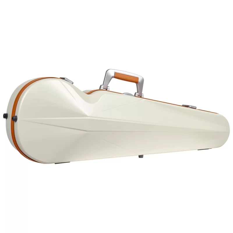 BAM SUP2002XLWO Custodia Hightech Supreme Ice Contoured In Policarbonato per Violino - White - Orange Version
