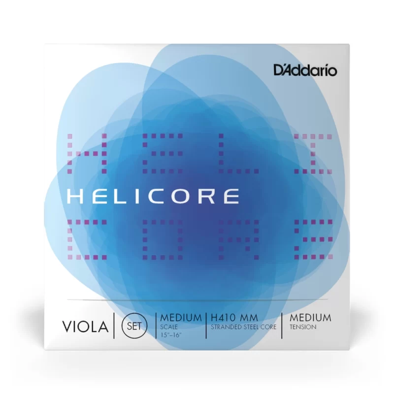 D'Addario H410 MM Set di Corde Helicore per Viola, Medium Scale, Tensione Media
