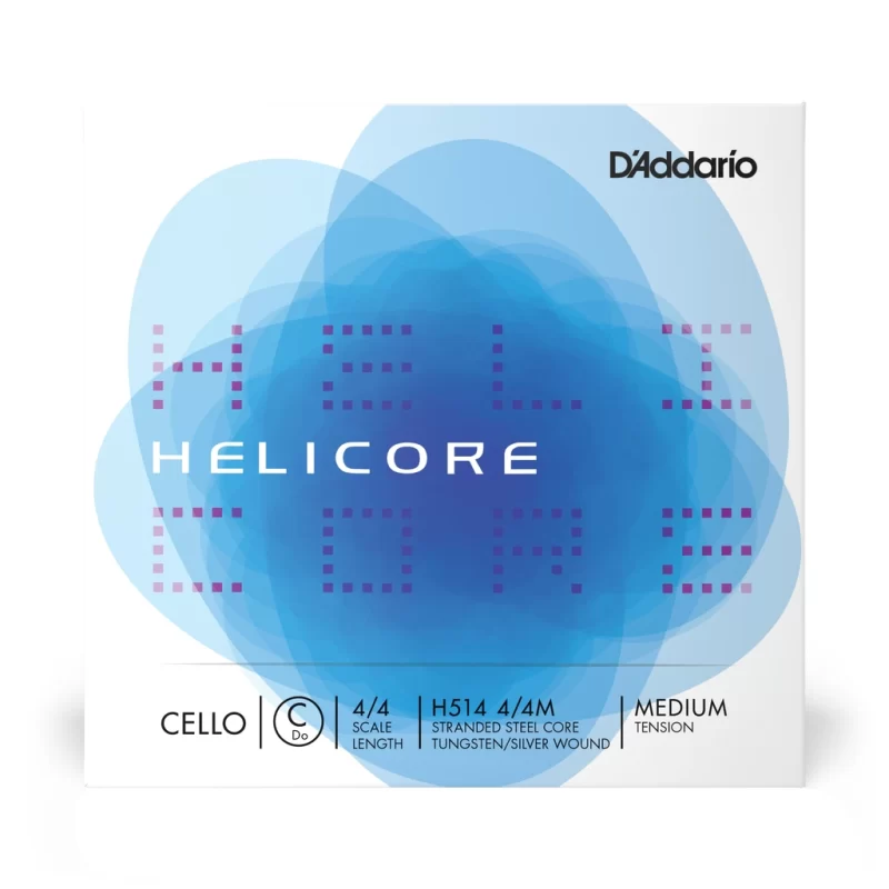 D'Addario H514 4/4M Corda Singola Do Helicore per Violoncello, Scala 4/4, Tensione Media