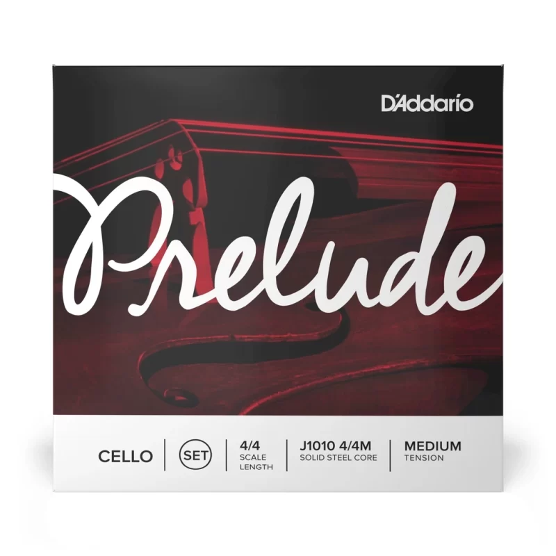 D'Addario J1010 4/4M Set di Corde Prelude per Violoncello, Scala 4/4, Tensione Media