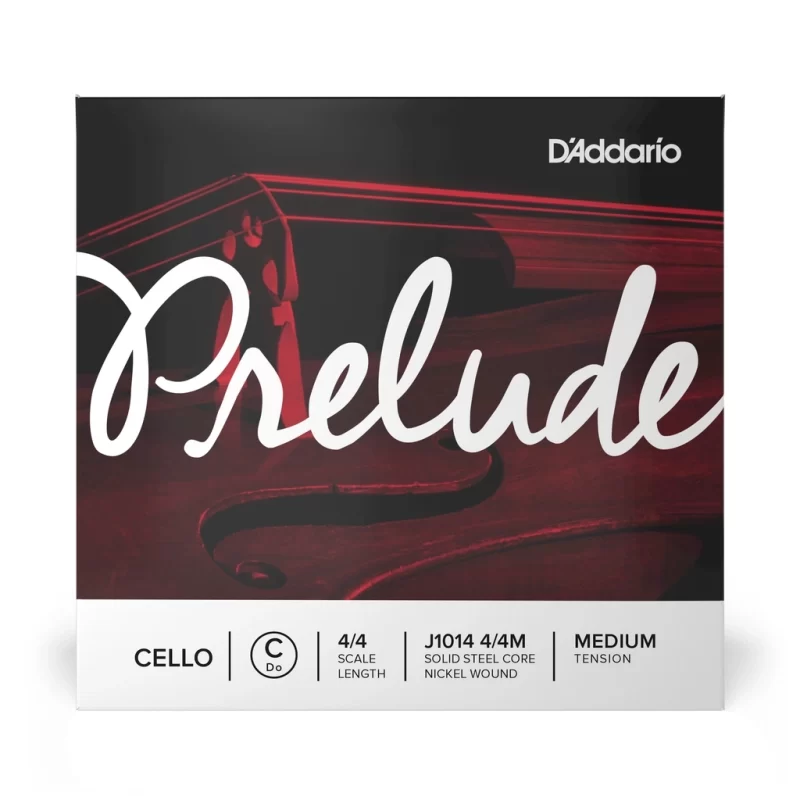D'Addario J1014 4/4M Corda Singola Do Prelude per Violoncello, Scala 4/4, Tensione Media