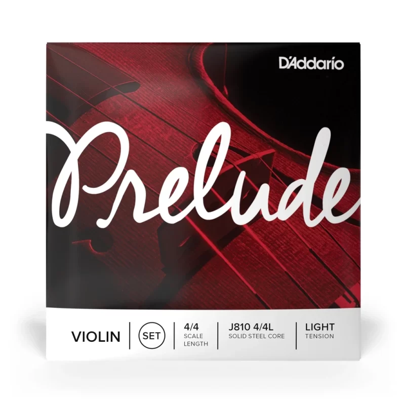 D'Addario J810 4/4L Set di Corde Prelude per Violino, Scala 4/4, Tensione Bassa